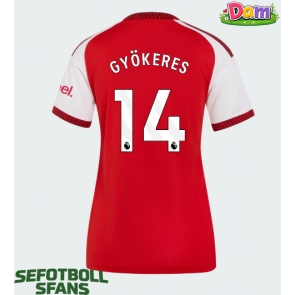 Arsenal Viktor Gyokeres #14 Hemmatröja Kvinnor 2026-27 Kortärmad